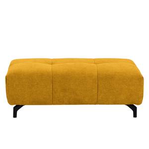 Banc capitonné Bellmore Microfibre - Jaune moutarde