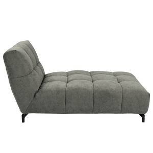 Chaise longue Bellmore microvezel - Grijs