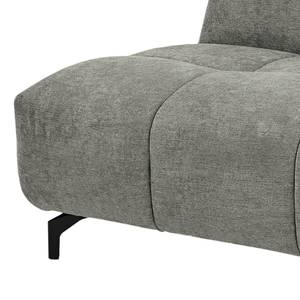 Canapé panoramique Bellmore II Microfibre - Gris - Avec appui-tête