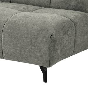 Canapé panoramique Bellmore II Microfibre - Gris - Avec appui-tête