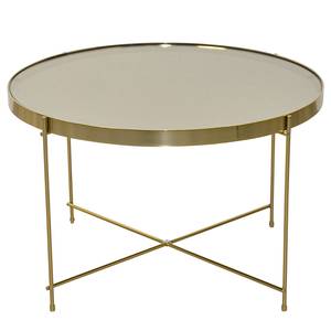 Salontafel Noxon glas/metaal - Goud