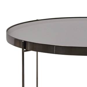 Couchtisch Noxon Glas / Metall - Schwarz