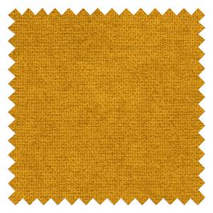 Canapé d’angle Bellmore II Microfibre - Jaune moutarde - Sans appui-tête