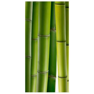 Paneel Bamboeplanten microvezel/polyester - groen