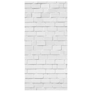 Raumteiler White Stonewall Mikrofaser / Polyester - Weiß