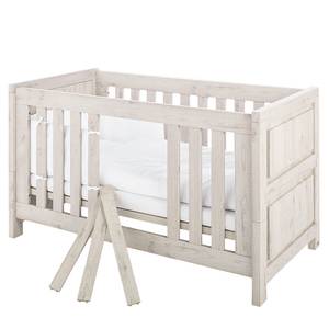 Babybett Line Grau - Holzwerkstoff - 78 x 84 x 148 cm