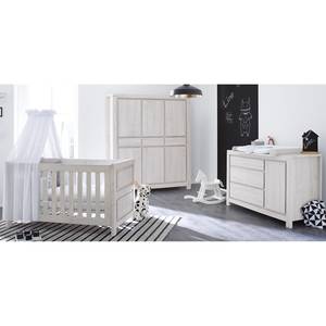 Chambre bébé Line Gris - Bois manufacturé - 78 x 84 x 148 cm