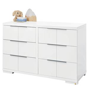 Commode à langer Polar, xl Blanc - Bois manufacturé - 140 x 98 x 78 cm