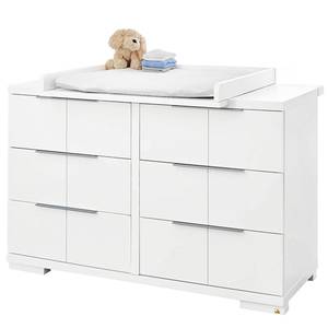 Commode à langer Polar, xl Blanc - Bois manufacturé - 140 x 98 x 78 cm