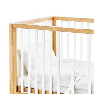 Lit bébé Calimero Blanc - Bois manufacturé - 79 x 83 x 149 cm