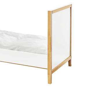 Lit bébé Calimero Blanc - Bois manufacturé - 79 x 83 x 149 cm