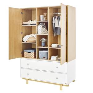 Chambre bébé Boks Blanc - Bois manufacturé - 78 x 90 x 144 cm