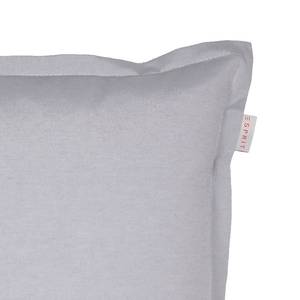 Housse de coussin Grand Tissu mélangé - Gris clair