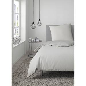 Parure de lit en renforcé Scatter Coton - Gris clair - 200 x 200 cm + 2 oreillers 80 x 80 cm