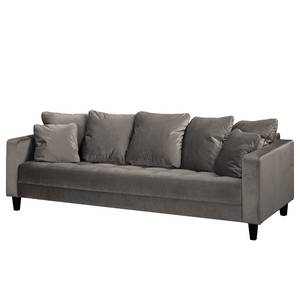 Sofa Elnora (3-Sitzer) Samt - Grau