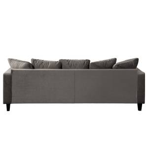 Sofa Elnora (3-Sitzer) Samt - Grau