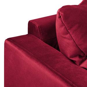 Sofa Elnora (3-Sitzer) Samt - Rot