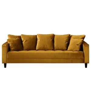 Sofa Elnora (3-Sitzer) Samt - Senfgelb