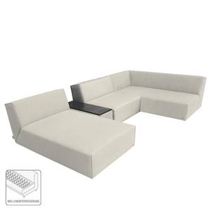 Canapé panoramique Elements III Tissu TBO : 39 powder grey - Sans fonction couchage