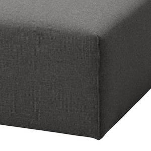Canapé panoramique Elements III Tissu TBO : 19 woven grey - Avec fonction couchage