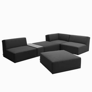 Ecksofa Elements XI Webstoff - Stoff TBO: 9 anthrazite