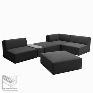 Ecksofa Elements XI Webstoff - Stoff TBO: 9 anthrazite