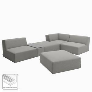 Ecksofa Elements XI Webstoff - Stoff TBO: 29 moody grey