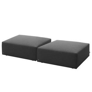 Ecksofa Elements XII Webstoff - Stoff TBO: 9 anthrazite