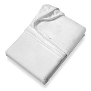 Oberbettschutzbezug Allergo Baumwollstoff - Weiß - 135 x 200 cm
