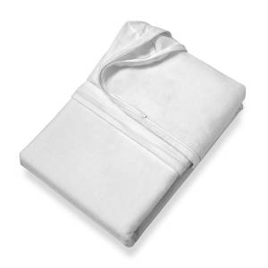 Housse de matelas Evolon Polyester / Polyamide - Blanc - 155 x 220 cm