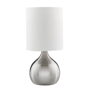 Tafellamp Touch I textielmix/staal - 1 lichtbron - Zilver