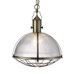 Hanglamp Industrial Pendants I transparant glas/staal - 1 lichtbron