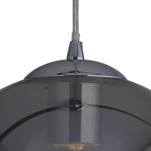 Hanglamp Balls II rookglas/staal - 1 lichtbron