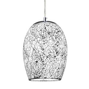 Suspension Crackle II Verre / Acier - 1 ampoule