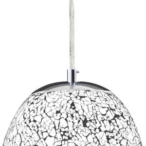 Suspension Crackle II Verre / Acier - 1 ampoule