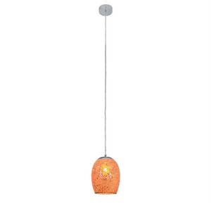 Suspension Crackle I Verre / Acier - 1 ampoule