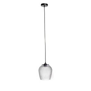 Hanglamp Riva glas/ijzer - 1 lichtbron - Grijs