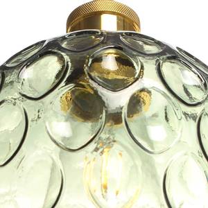 Hanglamp Corona glas/ijzer - 1 lichtbron - Groen