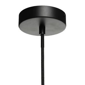 Hanglamp Terias glas/ijzer - 1 lichtbron - Grijs