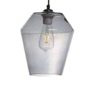 Hanglamp Planta glas/ijzer - 1 lichtbron - Grijs