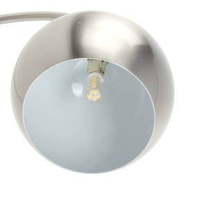 Lampe Bella Fer / Marbre - 1 ampoule - Argenté