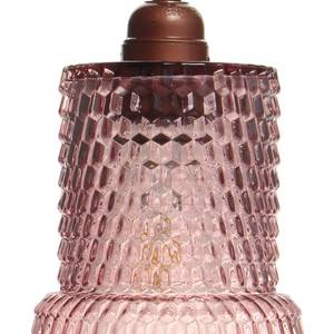 Hanglamp Rosi glas/ijzer - 1 lichtbron - Roze