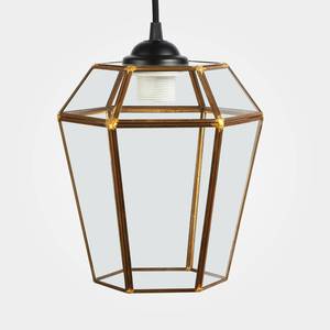 Hanglamp Terias glas/ijzer - 1 lichtbron