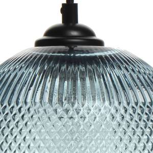 Hanglamp Proxima glas/ijzer - 1 lichtbron - Blauw
