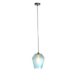 Hanglamp Planta glas/ijzer - 1 lichtbron - Blauw