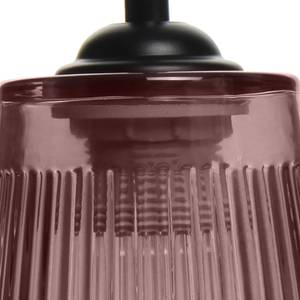 Hanglamp Palum glas/ijzer - 1 lichtbron - Roze
