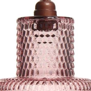 Pendelleuchte Mona Glas / Eisen - 1-flammig - Pink