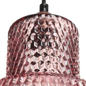 Hanglamp Mona glas/ijzer - 1 lichtbron - Roze