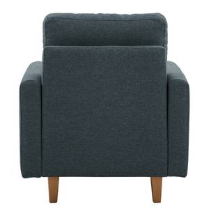 Fauteuil Koski I geweven stof - Geweven stof Ala: Blauw