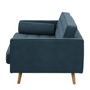 Sofa Kitee I (3-Sitzer) Microfaser - Microfaser Yona: Marineblau